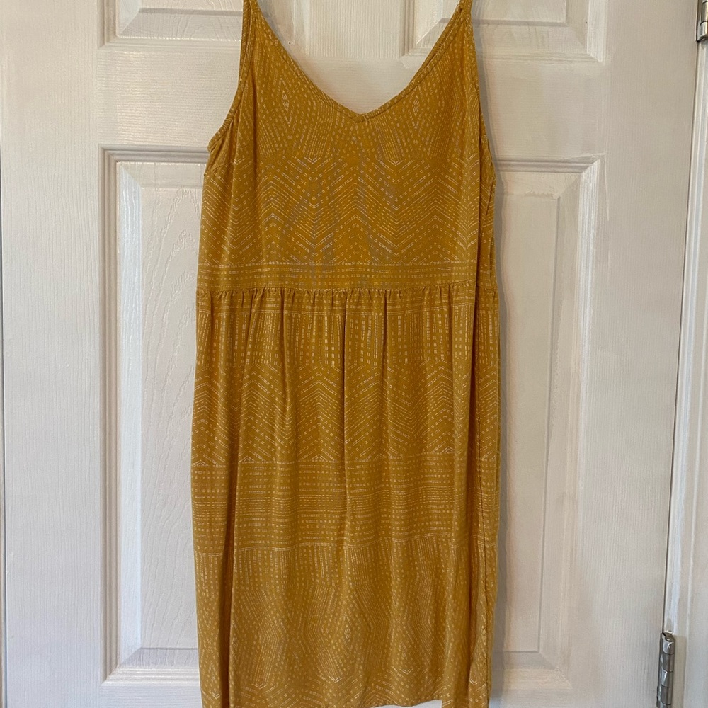 RVCA mustard yellow dress. Size medium.